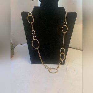 Chloe + Isabel Gold-tone Circle Chain Fashion Necklace